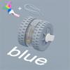 With Mouse Tail Automatic Cat Ball Toy Silent Rolling Interactive Cat Teaser Ball  Pet Supplies