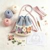 Flower Knitted Bag DIY Kit with Complete Materials - Purse Set for Knitting Enthusiasts