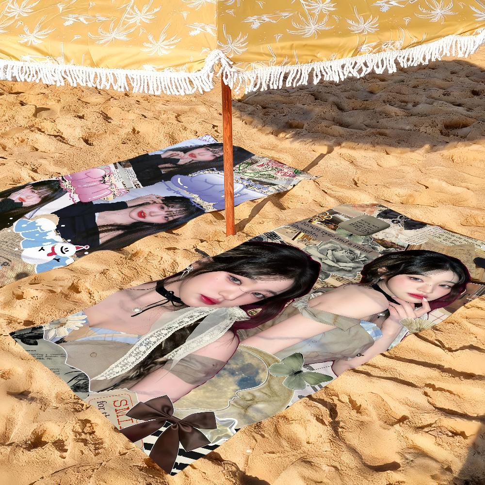 Korean Singer W-Won youngS Towel Drying Bath Towel Applicable To Light Swimming Camping Yoga Beach Out