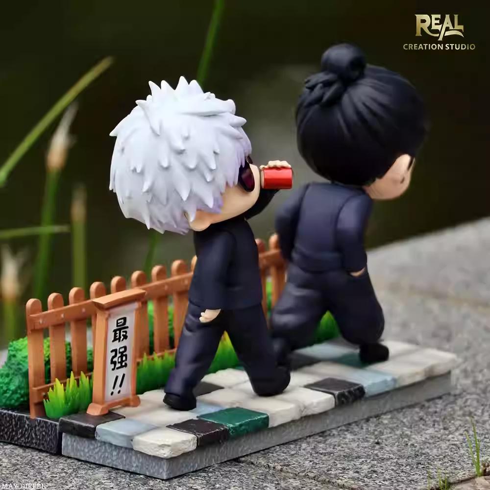 Jujutsu Kaisen Anime Figure Satoru Gojo Geto Suguru Action Figurine Q Version Pvc Statue Model Doll Toys Collection Decor Gift
