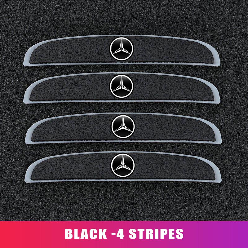 Car Door Bumper Strip Rubber Anti-collision Protector Stickers For Mercedes Benz W202 W212 W126 W140 W168 W177 CLS GLE GLC GLS