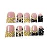 Duckbill Shape Nail Tips Full Drill Rhinestone Design For Party And Daily Use