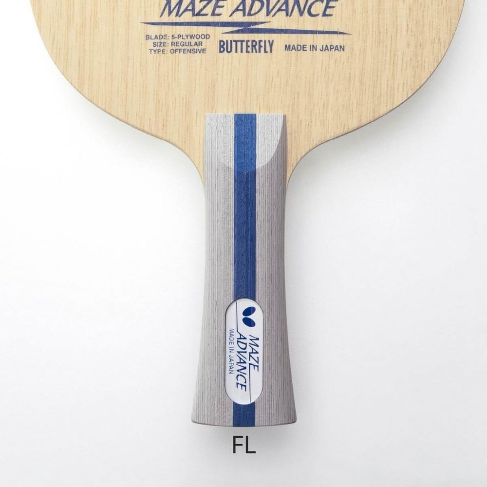 Butterfly Mace Advance FL Table Tennis Shakehand Racket Blade 157 X 150 Mm 37141, Size