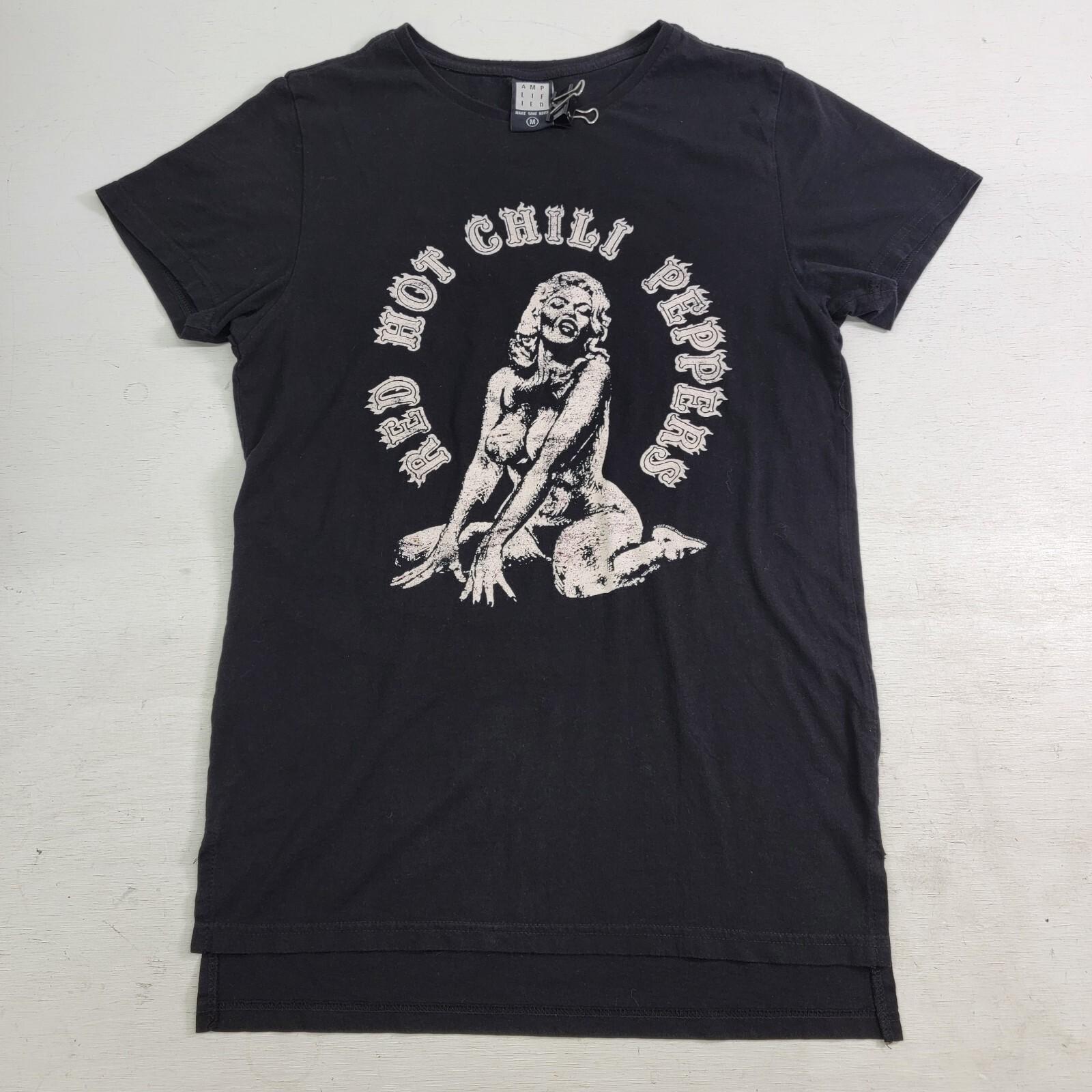 Amplified Unisex T-Shirt Sz M Red Hot Chili Peppers Plain Jane Norma Jean Monroe S