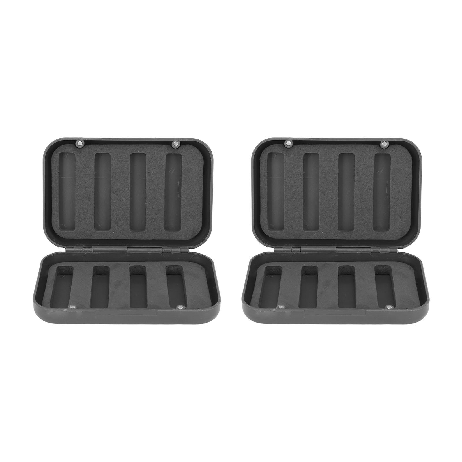 

2Pcs Fly Fishing Box Plastic Lure Bait Hooks Storage Box Fishing Tackle Accessory Case