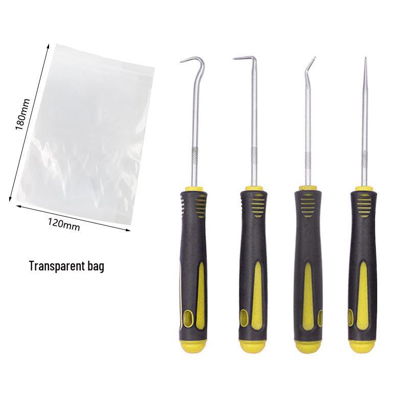 Sofort verfügbar 4-teiliges Mini-Wellendichtring-Haken & Dichtungsentferner-Werkzeugset