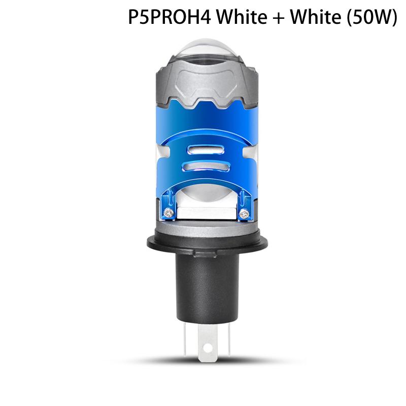 110W H4 Led Mini Projector Lens 6000K High Low Beam Turbo Fan Auto Headlamp 12V High Power Motorcycle Bulb Plug&Play 8000Lm