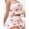 Summer Camisole Pajamas Homewear Suit Women New Arrival Sexy Halter Top Two-Piece Women