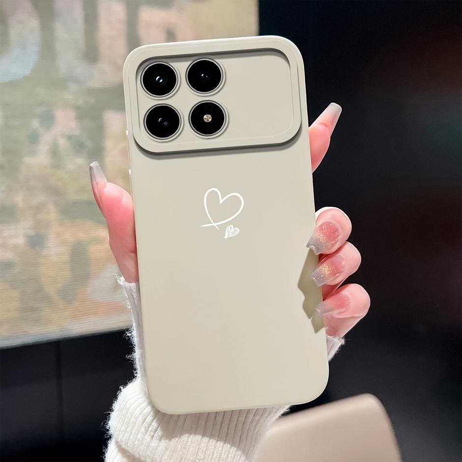 For Xiaomi Poco F8 Pro Ultra Cases Pretty Sweet Girls Liquid Silicone Full Protective Bumper Cover For Poco F8Pro F8Ultra Fundas