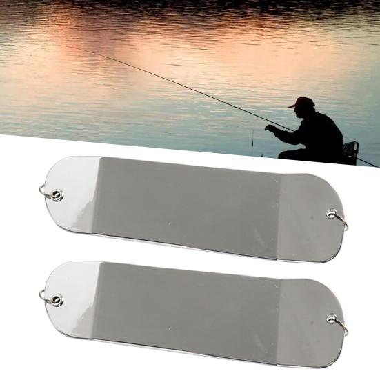 Bait Diving Board Flasher with Swivel Accessories Professional Fishing Tackle Plastic Bait Diver Plate Fishing Trolling Planer Board Outdoor Fishing