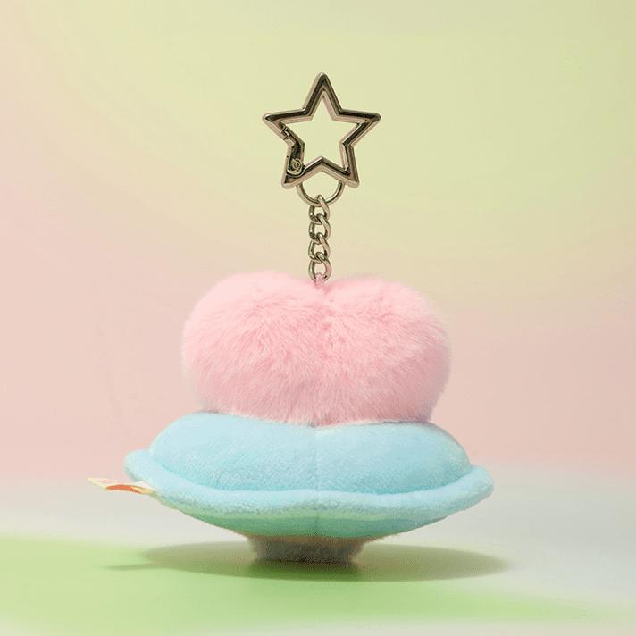 TREASURE TRUZ Planet Mini Plush Key Ring