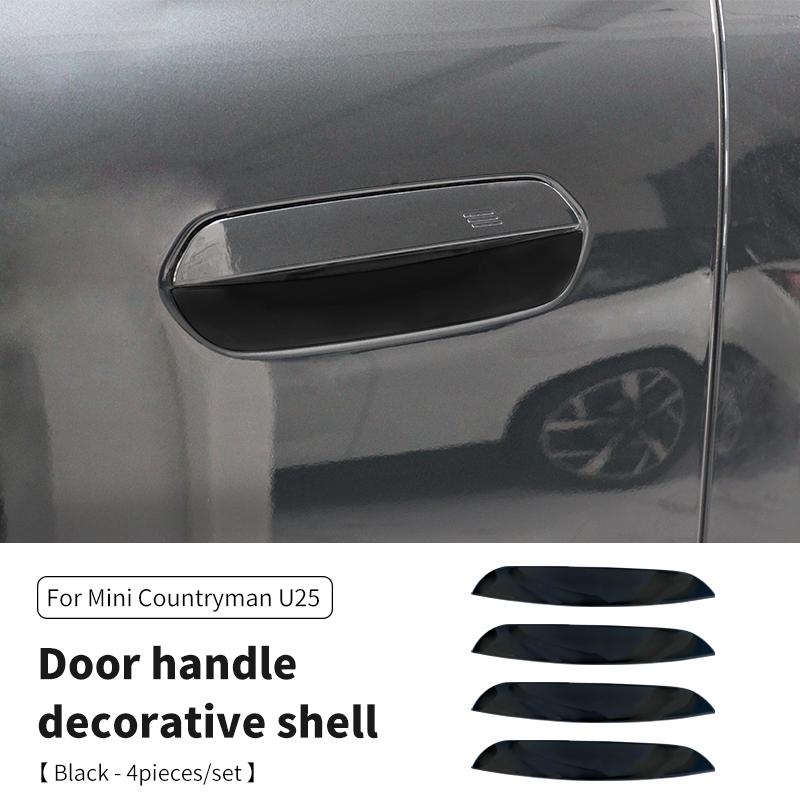 Adesivo Maniglia Porta Auto Copertura Trim Esterno Per Mini Countryman U25 2024 2025 ABS Guscio Decorativo Ciotola Maniglia Porta Esterna Auto