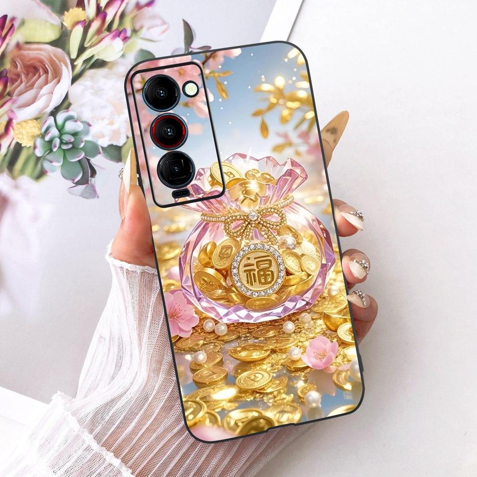 Handyhülle Für Tecno Camon 18P Hülle CH7 Süße Katze Mode Lustig Bemalt Fundas Für Tecno Camon 18P Gehäuse