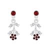 American Diamond Style Silver Plated Necklace with Earrings Jewellery Set for Women – Perfect for Party, Wedding, and Engagement