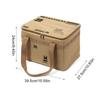 30L Outdoor folding storage box BBQ Camping Equipment Tableware kitchenware Organizer Waterproof Insulation Divider Picnic Bags