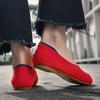 Women's Flat Shoes with Pointed Soft Knitted Sole Breathable and Comfortable Shoes Spring 2025 New Model Breathable Ballet Wome