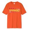 Back To The Future Tshirt Cotton T Shirt For Men Summer Short Sleeve T Shirts Movie Hip Hop Tee Tops Streetwear T-shirts XXXL