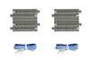 KATO N Gauge Double Track Slab Track Feeder Track Set Model Railroad Supplies 20-049