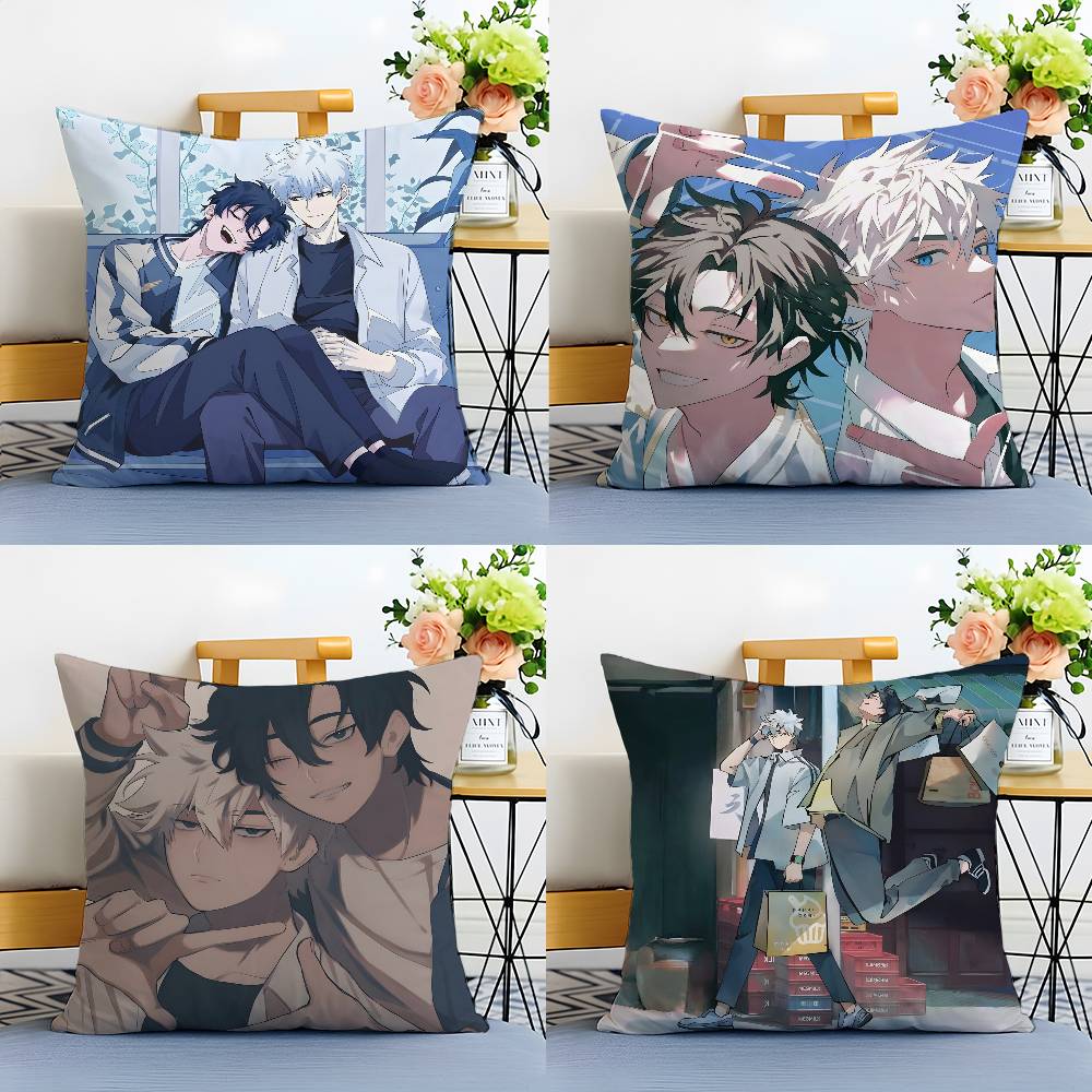 Cartoon L-Link Click-MT Anime Pillow Case Printing Pillowcase Living Room Sofa Cushion Cover Bedroom Room Decor