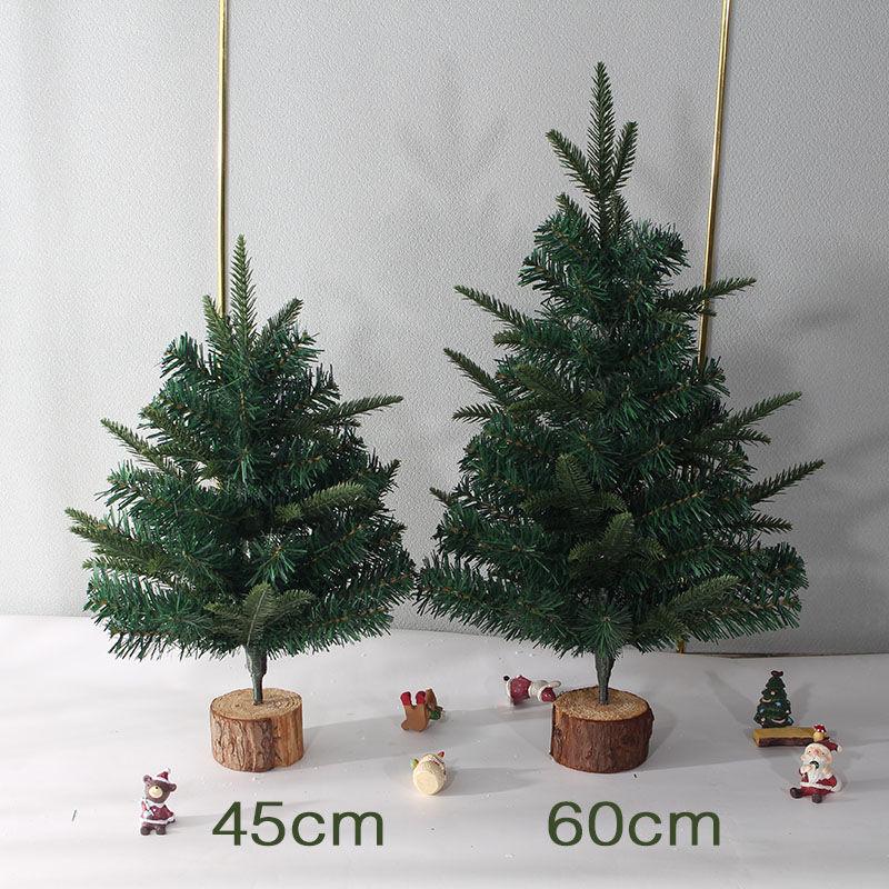 Zasnežený vločkovaný vianočný stromček 30/45cm alebo 60/90cm PE Zelený s bielym snehom na fotografickú dekoráciu