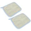 2 Pcs Nylon Bath Cloth Fine Mesh Multifunctional Dual Sided Exfoliating Deep Cleaning Bath Cloth