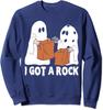 Funny Boo Ghost Scary I Got A Rock Halloween Unisex Crewneck Sweatshirt