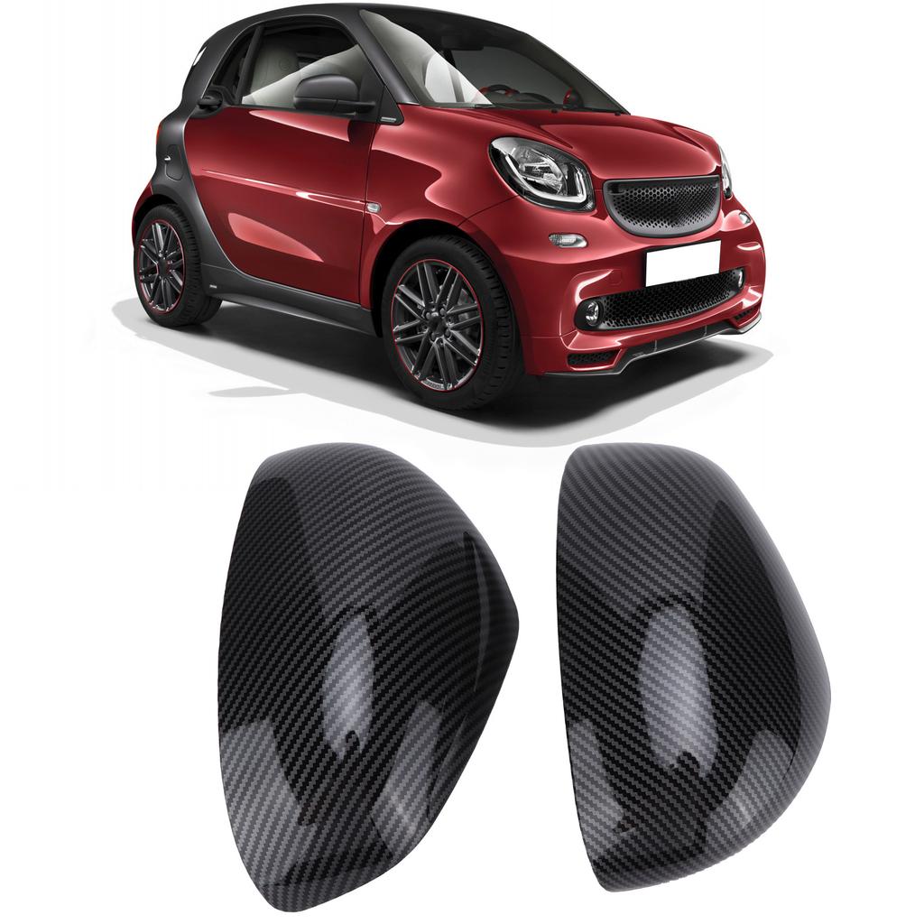 Pár zrcátek pro zpětný pohled Nalepovací ochranný kryt Náhrada pro Smart FortwoCelsiusForfour 453 2015–2021