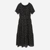 Thursday Island Women Flower Puff Sleeve Long Dress T264mop250w