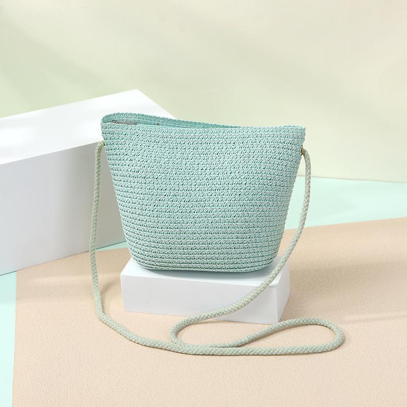 Soft Straw Tote Bags Travel Shopping Bag Beach Weave Handbag Female Bohemian Shoulder Bag