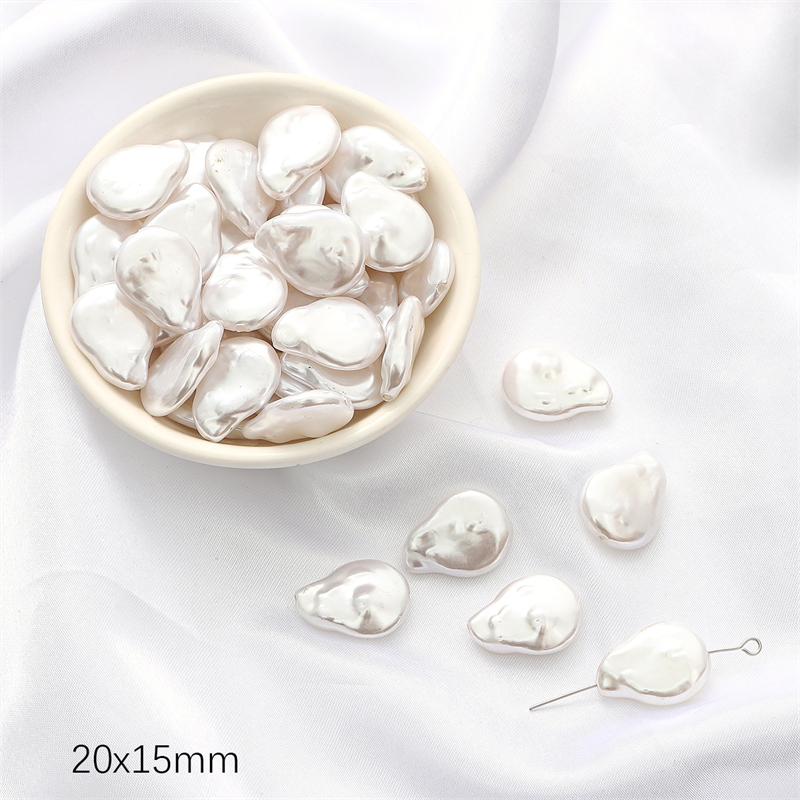 Irregular ABS Imitation Pearls Beads Acrylic Loose Beads for Jewelry Making DIY Necklace Earrings Hairclip Bracelet Necklace