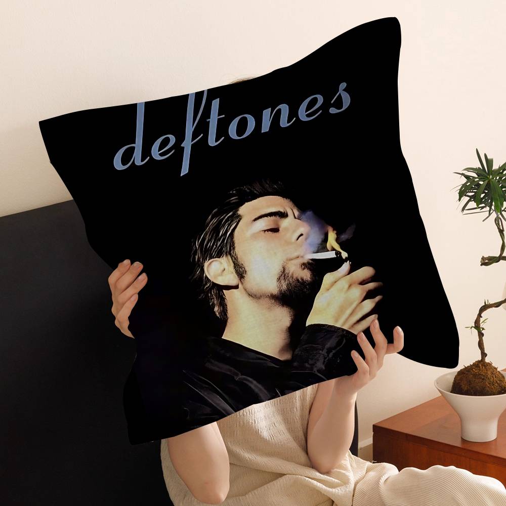 Hip Hop Singer Star Deftones Pillow Anime Pillow Sofa Bed Head Pillow Cover Cushion Cover 45x45 Cm Fashion