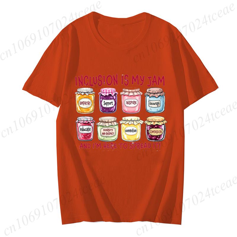 Inclusion Is My Jam Shirt, Neurodiversity Tee, SPED Teacher Gift, Autism Awareness T-shirts, Inclusion Advocate Shirt,unisex Top