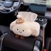 Creative Car Mounted Tissue Box Armrest Organizer Seated Drawer Box Hanging Bag - Automobile Interior Decorative Accessory