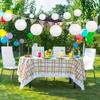 White Paper Lantern Set Round Folding Outdoor Wedding Decorative Hanging Lantern for Party Festive Lighting