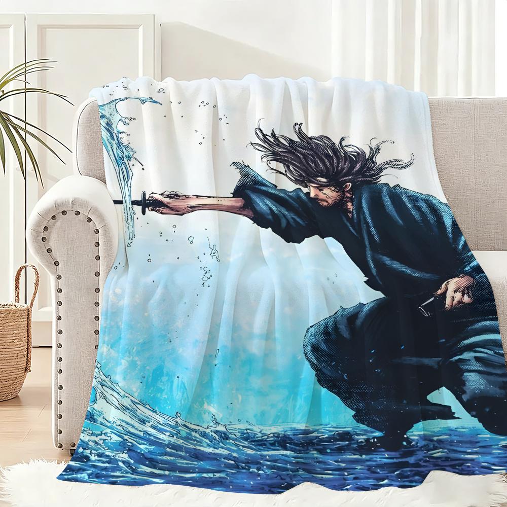 Vagabond Throw Lightweight 240G Flannel Blanket Soft Skin-Friendly For Summer Cooling
