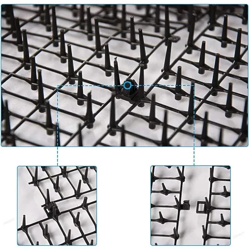 Reusable Cat Scat Mat with Spikes Pet Repellent Pad Dog Digging Deterrent for Indoor Sofa Outdoor Garden Flowerbeds Plant Guard