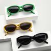 Retro Okulary przeciwsłoneczne w owalnej oprawce Damskie Hip-hop Y2K Okulary typu Kocie OkoRetro Okulary przeciwsłoneczne w owalnej oprawce Damskie Hip-hop Y2K Okulary typu Kocie Oko