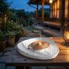 Creative Handmade Mosquito Coil Holder Round/Triangle Simple Mosquito Coil Tray Sturdy Decorative Incense Burner Living Room