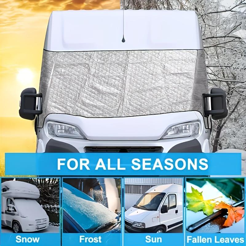 RV Car Windshield Sunshade Cover Waterproof Motorhome Front Window Sun Snow Protective Cover