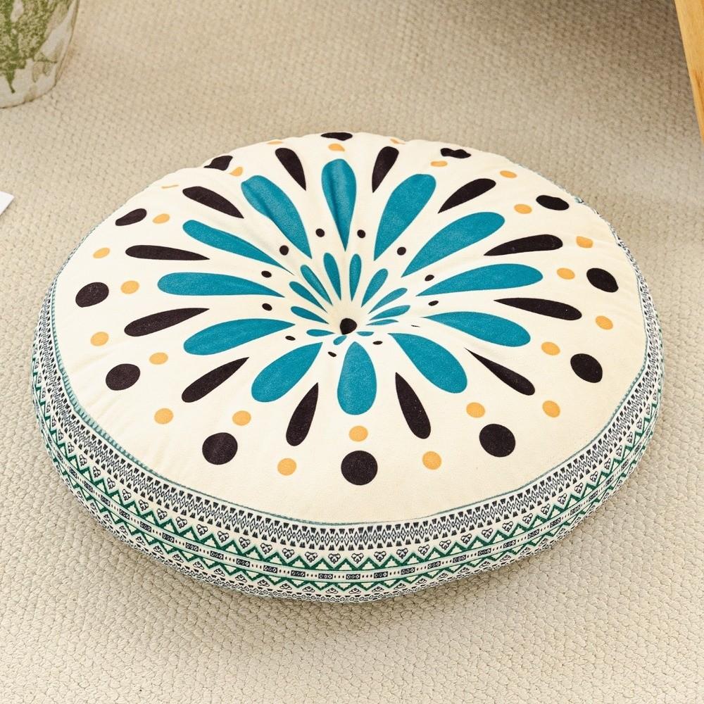 Thickened Round Tatami Cushion 45x45x8cm Futon Seat Cushion  For Living Room Sofa Tatami