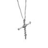 Original Skull Cross Necklace Pendant for Women and Men - Dark Style Trendy Accessory