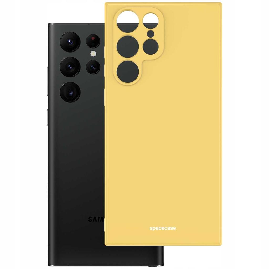 Sc Silicone Case Galaxy S22 Ultra Yellow