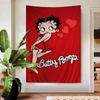 BBettyS Boop Colorful Tapestry Wall Hanging Hanging Tarot Hippie Wall Rugs Dorm Wall Art Decor