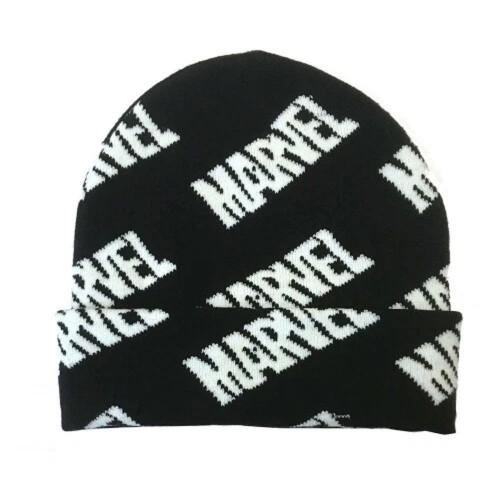 Marvel Unisex Adult Repeat Logo Beanie