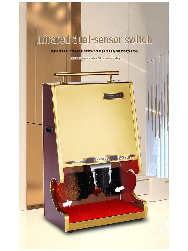 2025 Smart Electric Shoe Polisher: Automatic Sensor Cleaner for Household & Hotel Use
