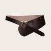European and American Catwalk Show Fashionable Wide Waist Belt for Women with Oblique Versatile Decorative Belt