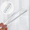 3Pc 15cm Transparent Triangle Ruler Multifunction DIY Drawing Tools School Office Supplies