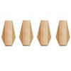 A84E-Japanese Style Simple Modern Solid Wood Hook Wall Hanging Decoration Household Towel Key Hook Fitting Room Coat Hooks