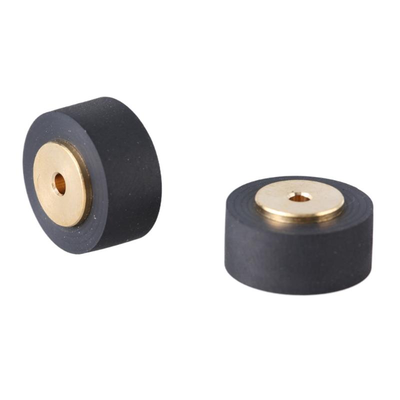 Rubber Pinch Roller Cartridge Radio Tape Recorder Movement Cassette Deck Pressure Belt Wheel 14.2x8x6.5/14.2x7x6.5mm