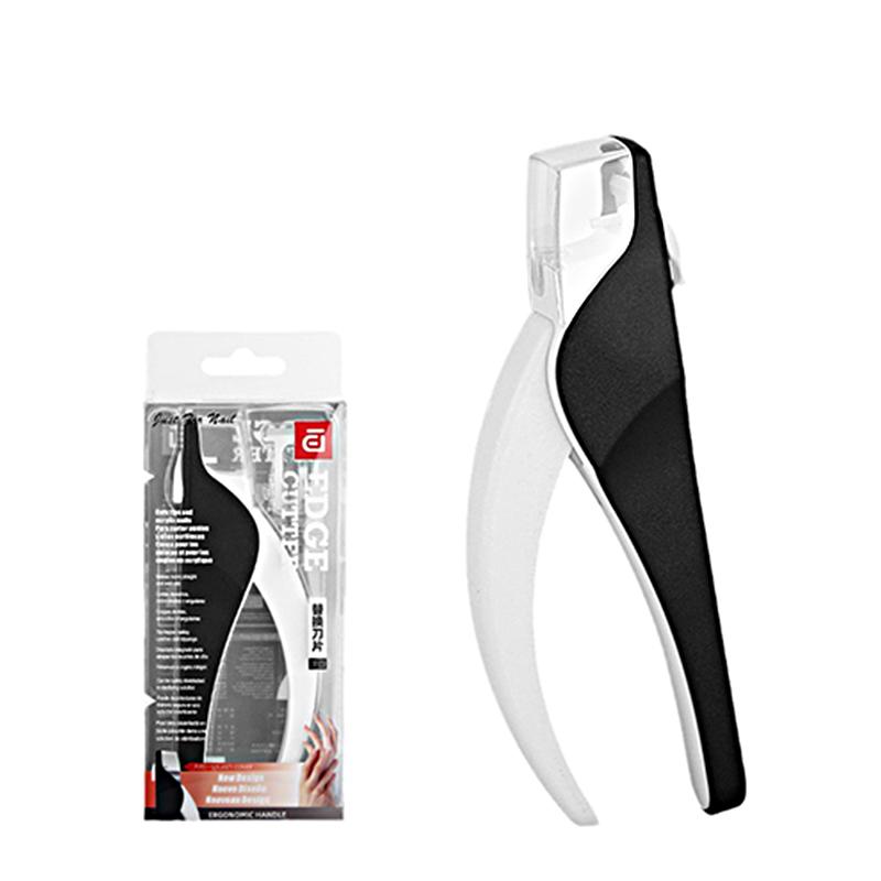 

1 шт. Щипчики для ногтей маникюрные инструменты U-образной формы регулируемые анти-брызг многофункциональные с размерным резаком для ногтей триммер для поддельных ногтей